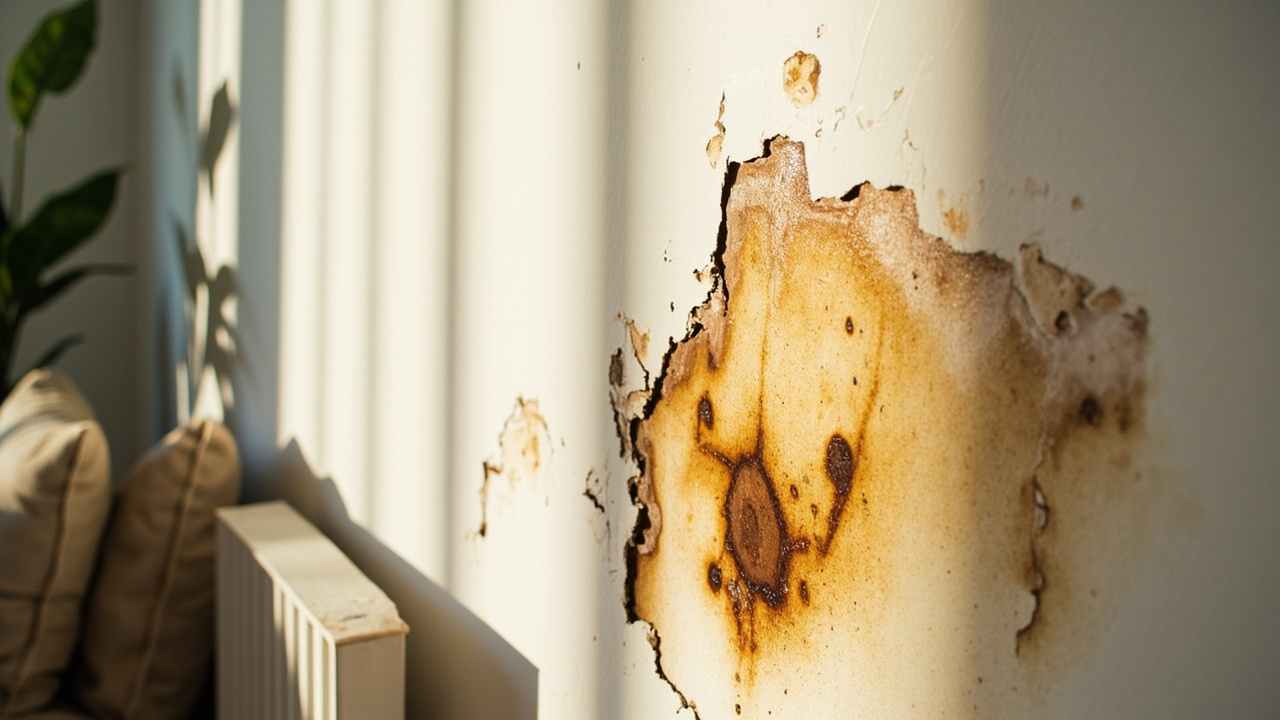 How We Diagnose and Repair Water Stains on Drywall the Right Way