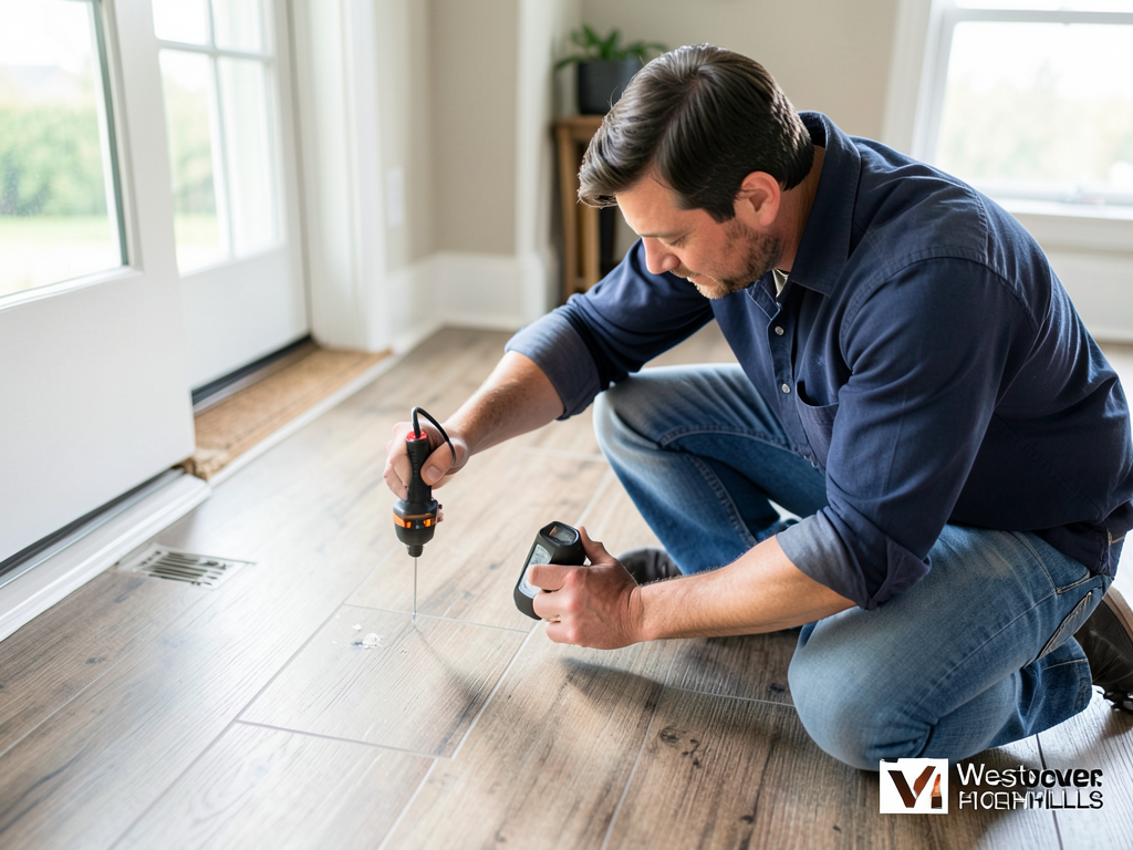 Checking for subfloor rot under your new westover