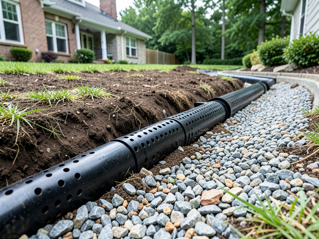 Does your longs creek property need a french drain