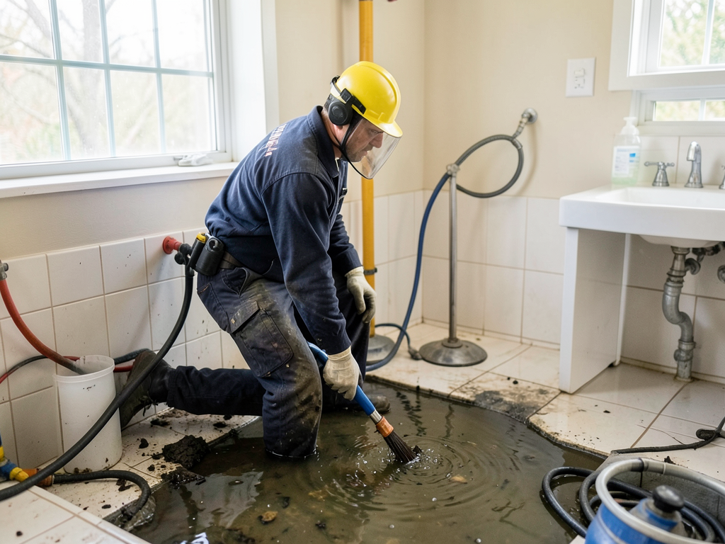 Fixing a sewage backup in your stone oak home with