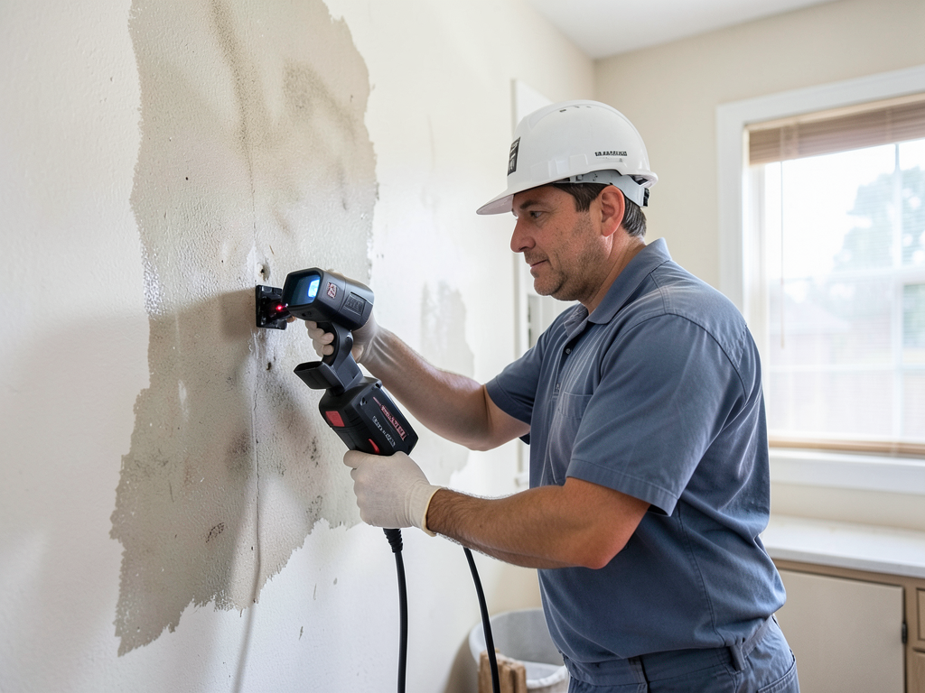 Removing the musty smell after a small leak in you