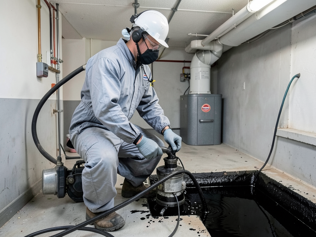 Safe cleanup for category black water damage in