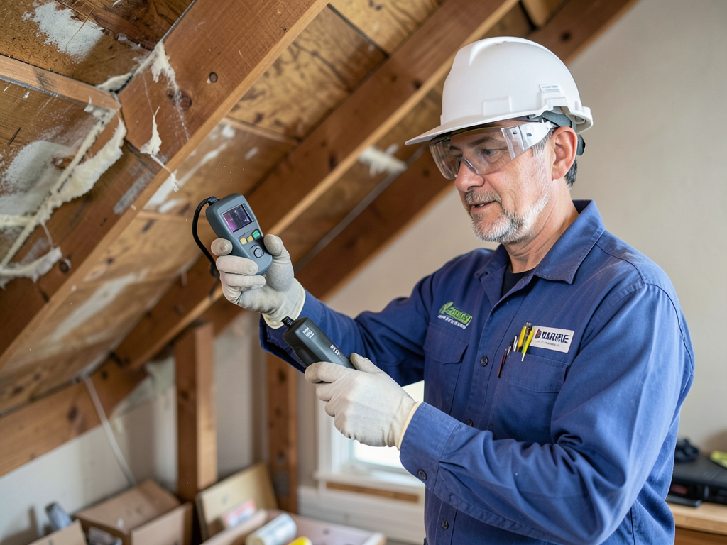 Stopping attic mold growth from hidden roof leaks